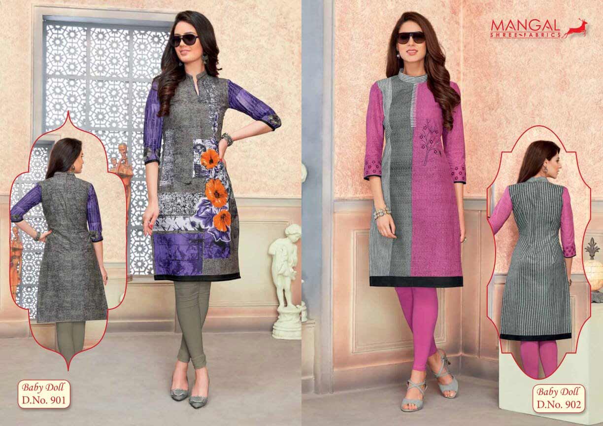 Baby Doll Vol-9 Mangal Shree Cotton Kurti Sets Baby Doll Vol-9 Mangal Shree Cotton Kurti Sets